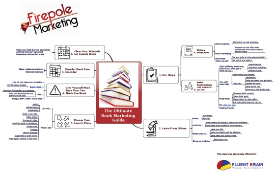 Infographic details anatomy of a book launch